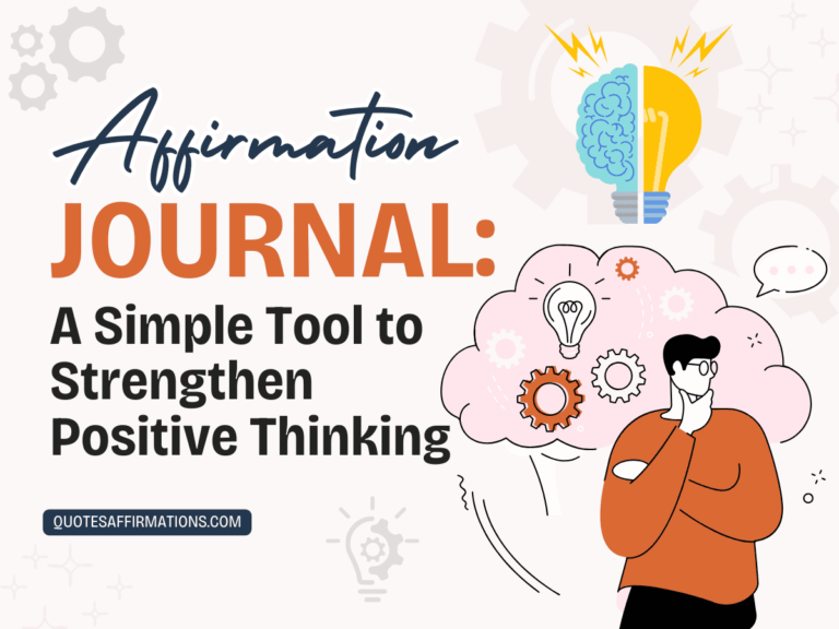 Affirmation Journal: A Simple Tool to Strengthen Positive Thinking